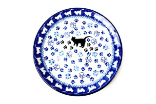 E32 Bunzlau Gebaksbordje 1771X Ø18cm Cats and Dogs